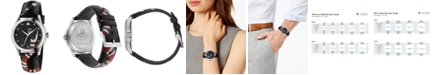 Gucci Unisex Swiss Le March&eacute; Des Merveilles Gray Leather Strap Watch 38mm 
